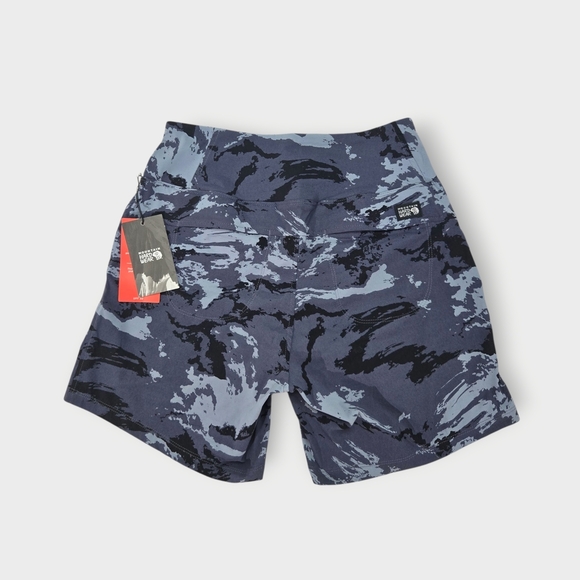 Mountain Hardwear Women's Dynama/2 Short  Size X Small Short blue Camo MSRP $60 - Picture 7 of 8